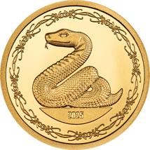 0,5g Gold Year of the Snake 2025 PP (Auflage: 5.000 | Polierte Platte)