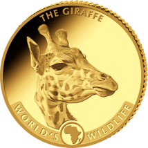 1/10 Unze Gold World's Wildlife Giraffe 2024 (Auflage: 1.000)