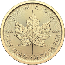 1/2 Unze Gold Maple Leaf 2025