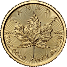 1/4 Unze Gold Maple Leaf 2025