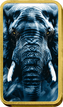 1 Unze Silber African Animals Elefant (Auflage: 50 | teilvergoldet)