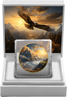 1 Unze Silber American Eagle 2023 Golden Eagle (Auflage: 100 | coloriert)