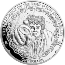 1 Unze Silber Herr der Ringe 20 Jahre Frodo 2021 (Auflage: 10.000 | New Zealand)