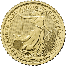 20 x 1/10 Unze Gold Britannia 2025