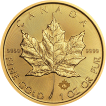 10 x 1 Unze Gold Maple Leaf 2018