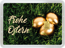 1g Goldbarren "Frohe Ostern" (Valcambi)