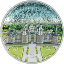 2 Unze Silber Chateau de Chambord 2024 (Auflage: 1.000 | High Relief | Polierte Platte)