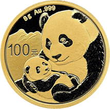 8g Gold China Panda 2019