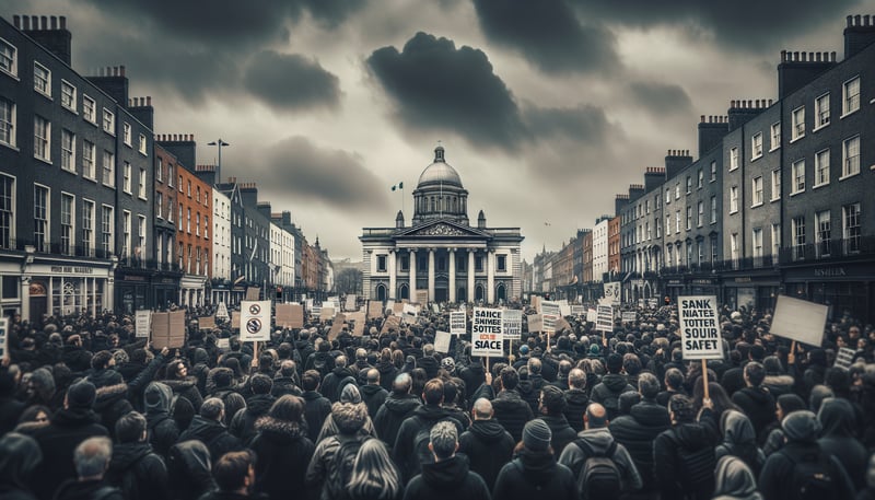 30.000 Menschen demonstrieren in Dublin gegen unkontrollierte Massenmigration