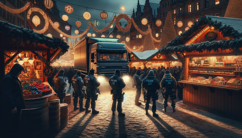 Geplanter Terroranschlag auf Weihnachtsmarkt vereitelt: 17-Jähriger festgenommen